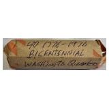 Roll of 40 - 1776-1976  Bi-Centennial Washington Quarters