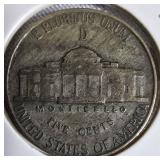 9 different types of silver war nickels: 1943 - P, D, S; 1944 - P, D, S; and 1945 - P, D, S.