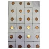 23 Brilliant Uncirculated/ Mint State Lincoln Pennies.