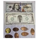 1,000,000 Bills and Tokens