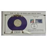 1890 P Morgan Silver Dollar Collector Series in Sleeve.