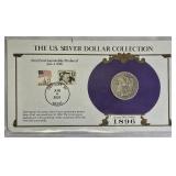 1896-O Morgan Silver Dollar Collector Series in Sleeve.