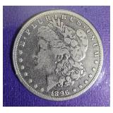 1896-O Morgan Silver Dollar Collector Series in Sleeve.