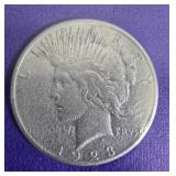 1923-S Peace Silver Dollar Collector's Series in Sleeve