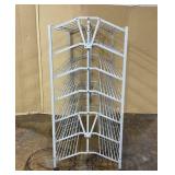 Double-Sided Metal Shoe Rack On Casters 65"x63"x30"