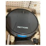 Prettycare C2 2 in 1 Robot Vacuum and Mop Combo Cleaner, Black