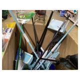 LOT OF Brooms & Mops