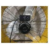 Tornado 24" High Velocity Metal Portable Tilt Blower Drum Fan - Yellow - 8540 CFM - UL