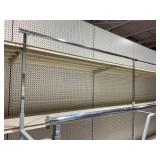 Commercial Garment Rack Double Rail On Casters 179"x72"x23"