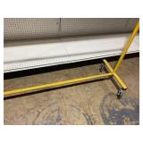 Commercial Garment Rack Double Rail On Casters 37.5"x66.5"x20"