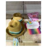 LOT OF Assorted Totes, Hats, & Handbags