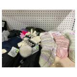 LOT OF Gloves, Hats, & Warm Socks