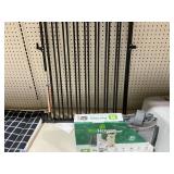 LOT OF Cat Kennels, Backpack, Litter Boxes, Gate, & Mats