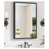 Black Bathroom Mirror 20' x 30' Framed $54.99 Retail - Brand New Black Bathroom Mirror 20' x 30' Framed $54.99 Retail - Brand New