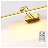 Picture Light for Wall Cordless Gold 20' $46.99 Retail - Brand New Picture Light for Wall Cordless Gold 20' $46.99 Retail - Brand New
