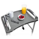 Grey Walker Tray with Cup Holder $34.99 Retail - Brand New Grey Walker Tray with Cup Holder $34.99 Retail - Brand New