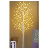 Lighted Birch Tree 7ft LED $69.99 Retail - Brand New Lighted Birch Tree 7ft LED $69.99 Retail - Brand New