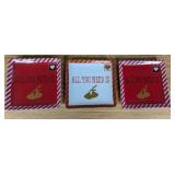 Christmas and Valentines Day Treat Plates 6pk - Brand New Christmas and Valentines Day Treat Plates 6pk - Brand New