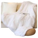 Fuzzy White Blanket 50' x 60' $39.99 Retail - Brand New Fuzzy White Blanket 50' x 60' $39.99 Retail - Brand New