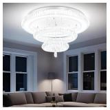 Crystal Ring Chandelier $599.99 Retail - Brand New Crystal Ring Chandelier $599.99 Retail - Brand New