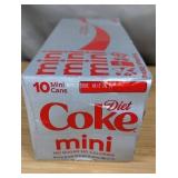 Diet Coke Mini 10 Pack - Brand New Diet Coke Mini 10 Pack - Brand New