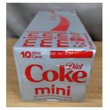 Diet Coke Mini 10 Pack - Brand New Diet Coke Mini 10 Pack - Brand New