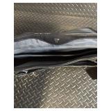 TUMI Leather Messenger Bag - Black Crossbody With Front Flap TUMI Leather Messenger Bag - Black Crossbody With Front Flap