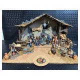 Nativity Scene Display with Stable & Village Accessories - 28 Inch Base Nativity Scene Display with Stable & Village Accessories - 28 Inch Base