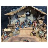 Nativity Scene Display with Stable & Village Accessories - 28 Inch Base Nativity Scene Display with Stable & Village Accessories - 28 Inch Base