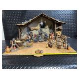 Nativity Scene Display with Stable & Village Accessories - 28 Inch Base Nativity Scene Display with Stable & Village Accessories - 28 Inch Base