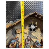 Nativity Scene Display with Stable & Village Accessories - 28 Inch Base Nativity Scene Display with Stable & Village Accessories - 28 Inch Base
