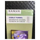 Sanus Accents Cable Tunnel A301-W1 - Decorative AV Cable Channel Sanus Accents Cable Tunnel A301-W1 - Decorative AV Cable Channel