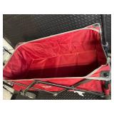 ULINE Folding Wagon - Red Collapsible Utility Cart with Telescoping Handle ULINE Folding Wagon - Red Collapsible Utility Cart with Telescoping Handle