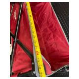 ULINE Folding Wagon - Red Collapsible Utility Cart with Telescoping Handle ULINE Folding Wagon - Red Collapsible Utility Cart with Telescoping Handle