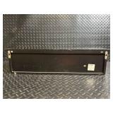 Black 3-Drawer Wall Cabinet & Wooden Peg Rack - 23 in. Long Black 3-Drawer Wall Cabinet & Wooden Peg Rack - 23 in. Long