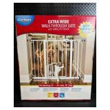 Carlson Extra Wide Walk-Through Gate with Small Pet Door - Fits Openings 29-44 in wide, 30 in high Carlson Extra Wide Walk-Through Gate with Small Pet Door - Fits Openings 29-44 in wide, 30 in high