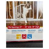 Carlson Extra Wide Walk-Through Gate with Small Pet Door - Fits Openings 29-44 in wide, 30 in high Carlson Extra Wide Walk-Through Gate with Small Pet Door - Fits Openings 29-44 in wide, 30 in high