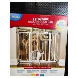 Carlson Extra Wide Walk-Through Gate with Small Pet Door - Fits Openings 29-44 in wide, 30 in high Carlson Extra Wide Walk-Through Gate with Small Pet Door - Fits Openings 29-44 in wide, 30 in high