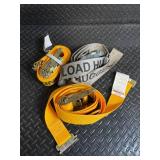 Kinedyne Ratchet Tie-Down Straps (Lot of 3) - 1000 LBS WLL Kinedyne Ratchet Tie-Down Straps (Lot of 3) - 1000 LBS WLL