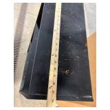 Black 4-Shelf Bookcase - Narrow Floor-Standing Storage Shelf Black 4-Shelf Bookcase - Narrow Floor-Standing Storage Shelf