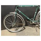 Schwinn Vintage Green City Bicycle with Rear Rack - 26in Wheels Schwinn Vintage Green City Bicycle with Rear Rack - 26in Wheels