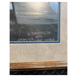 Lake Scene Framed Print by S. Innazzo - Edition 124/650, 1995 Lake Scene Framed Print by S. Innazzo - Edition 124/650, 1995