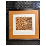 J Pike Leaf Print Framed Art - Edition 76/99 - Set of 2 J Pike Leaf Print Framed Art - Edition 76/99 - Set of 2