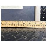 Sailboat Seascape Art Print - Framed Blue Ocean Scene, Signed Sailboat Seascape Art Print - Framed Blue Ocean Scene, Signed