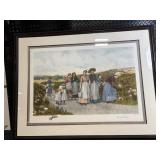 Jennie Brownscombe Berry Pickers Framed Print Jennie Brownscombe Berry Pickers Framed Print