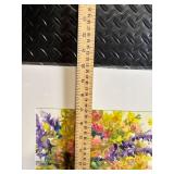 PK Watercolor #175 - Floral Bouquet Watercolor Painting, White Mat PK Watercolor #175 - Floral Bouquet Watercolor Painting, White Mat