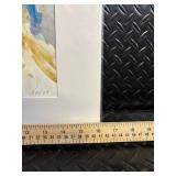 KRESS Watercolor Portrait - Child with Teddy Bear in Yellow Dress (Framed) KRESS Watercolor Portrait - Child with Teddy Bear in Yellow Dress (Framed)