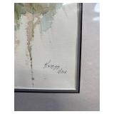 Patricia Kness Portrait Watercolor - Framed Artwork Patricia Kness Portrait Watercolor - Framed Artwork