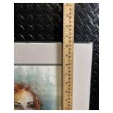 Patricia Kness Portrait Watercolor - Framed Artwork Patricia Kness Portrait Watercolor - Framed Artwork