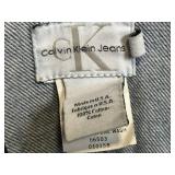 Calvin Klein Jeans Slim-Fitted Denim Jacket - Size M - Double Stone Wash Calvin Klein Jeans Slim-Fitted Denim Jacket - Size M - Double Stone Wash